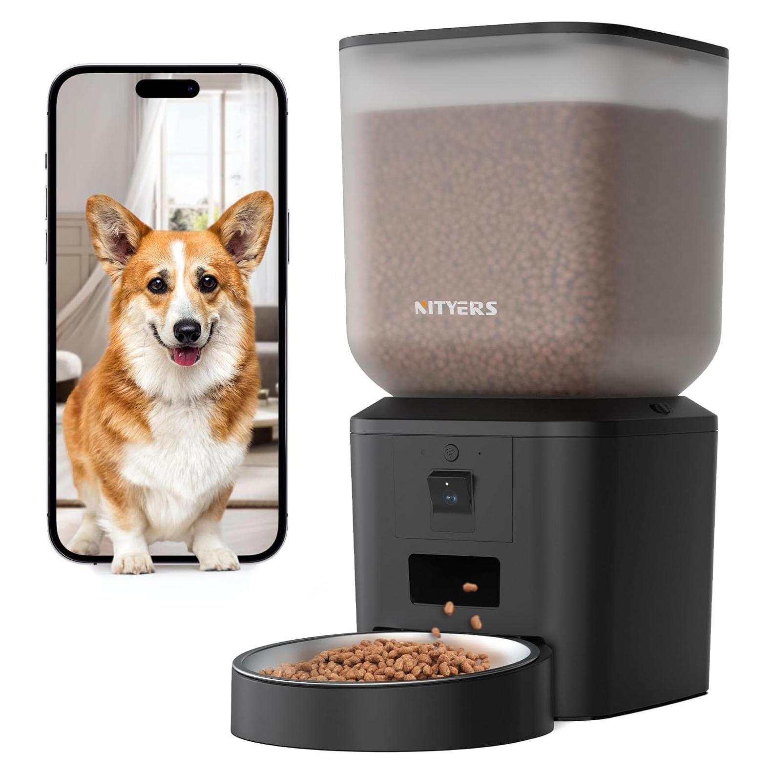 Comedero Automático Nityers 8L con Cámara y WiFi
