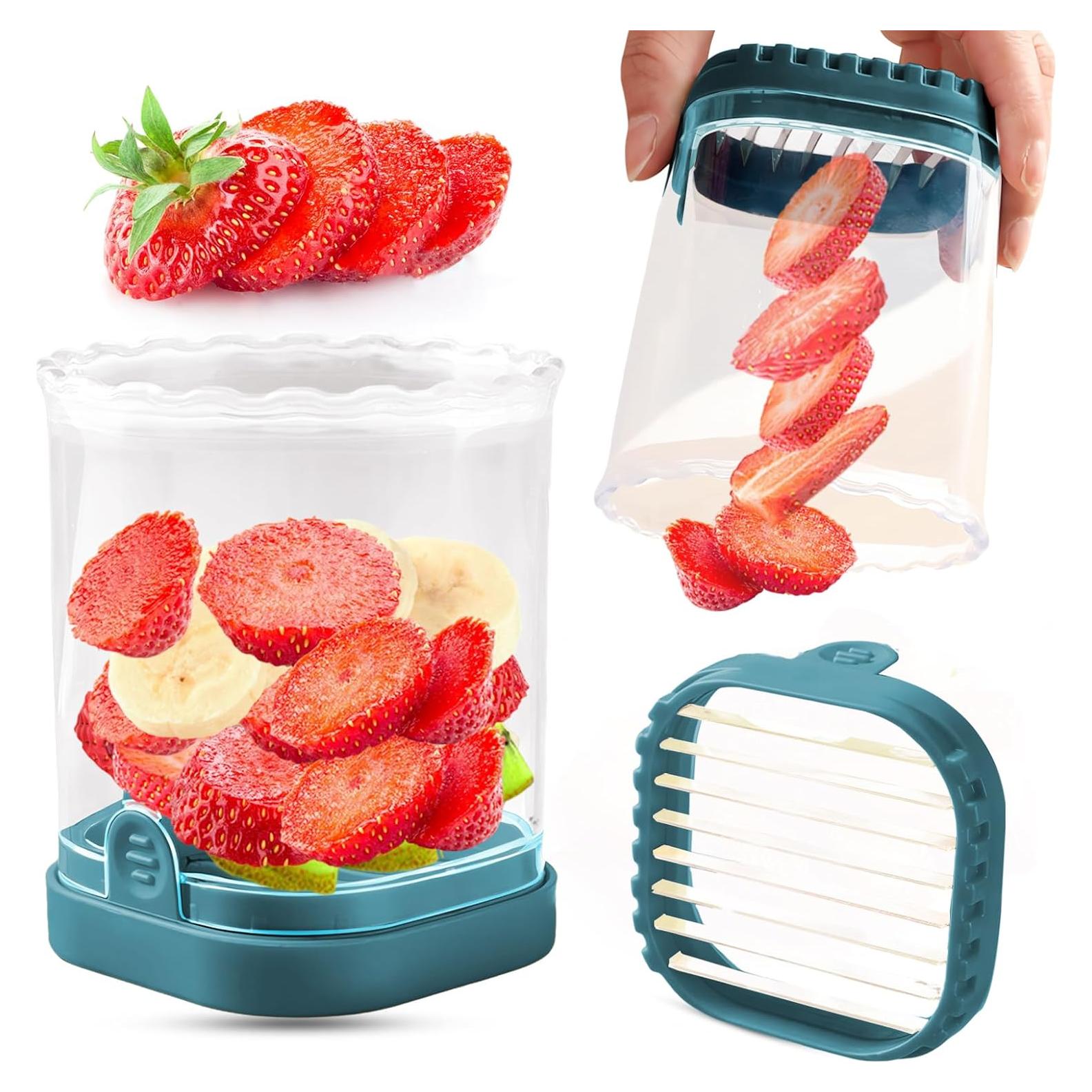 Copa Cortadora de Frutas COKSDUPID Verde Oscuro 10.99 cm