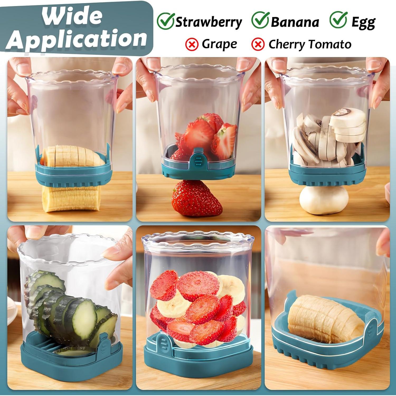 Copa Cortadora de Frutas COKSDUPID Verde Oscuro 10.99 cm