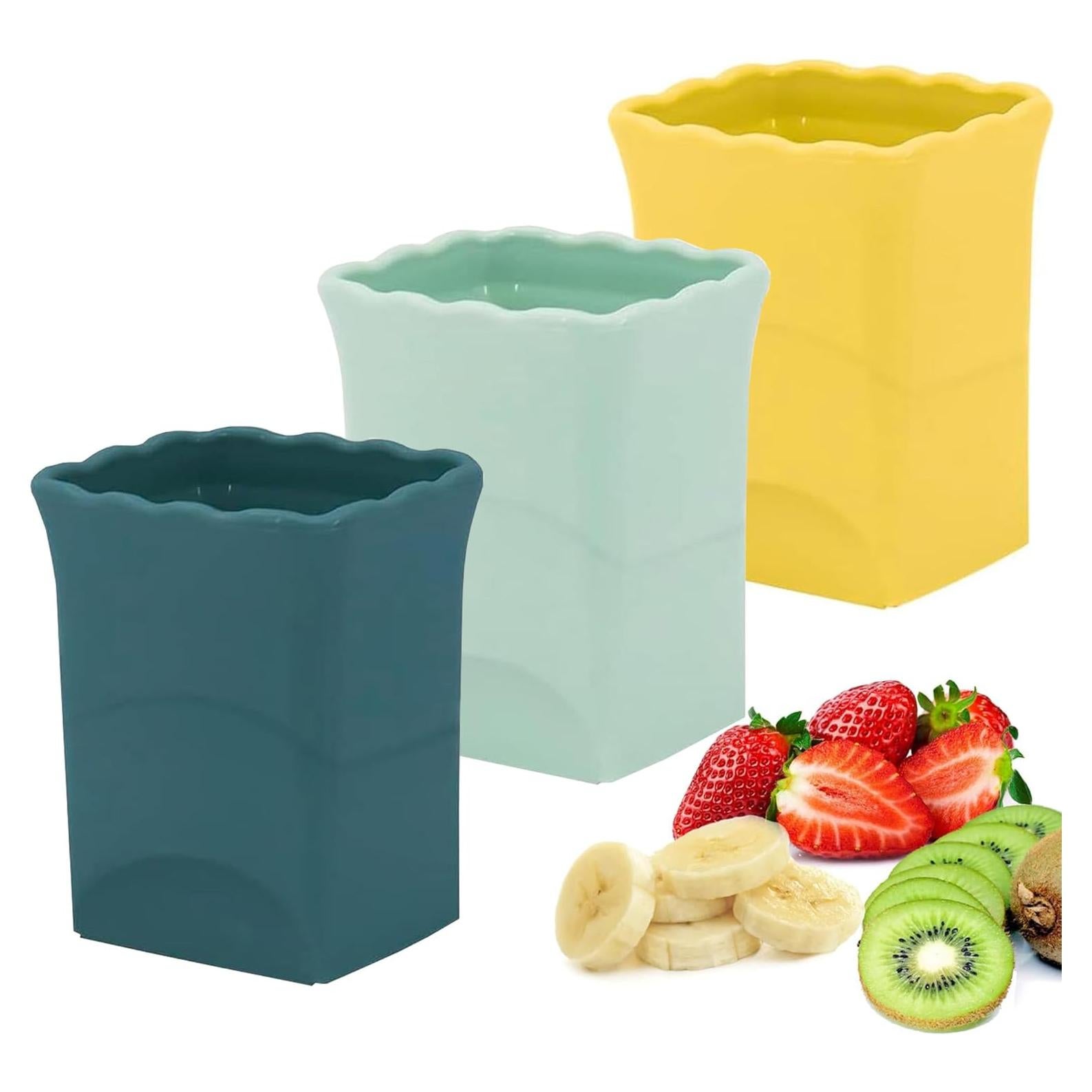 Cortador de Frutas Quskay 3 Pcs Acero Inoxidable 2023