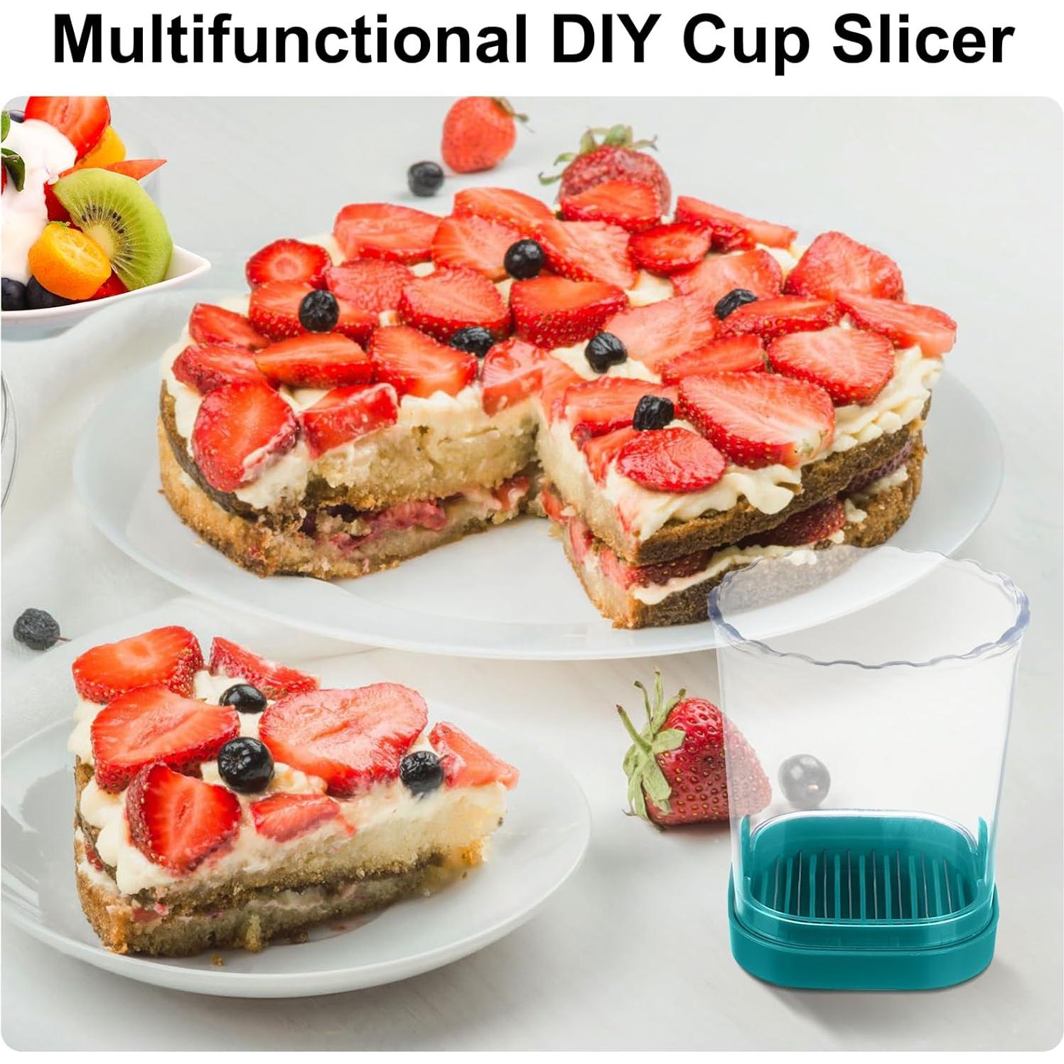 Cortadora de Frutas UQOOQFA Verde Oscuro 8 en 1