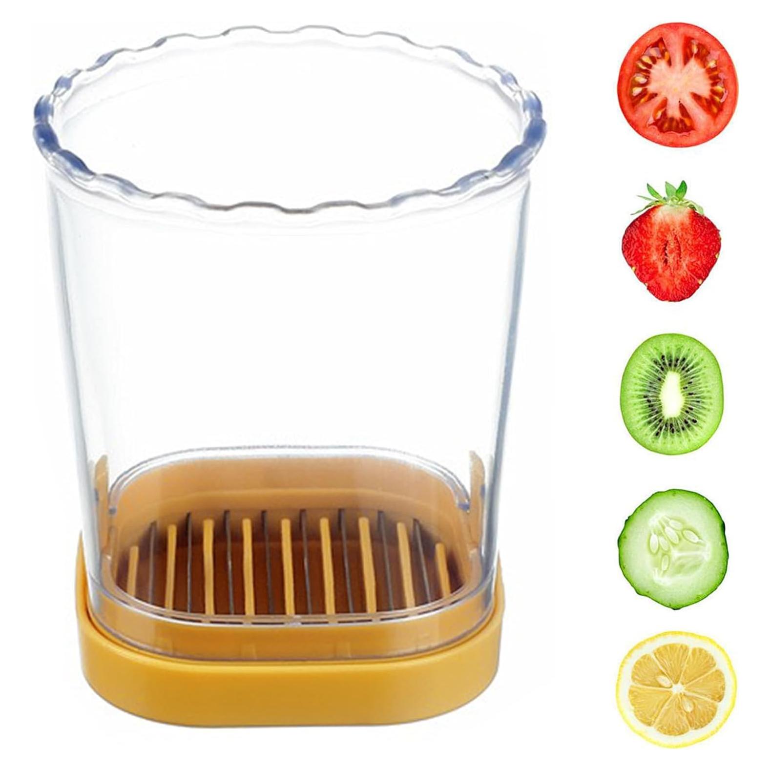 Cortador Rápido de Frutas y Verduras SXunacou Amarillo