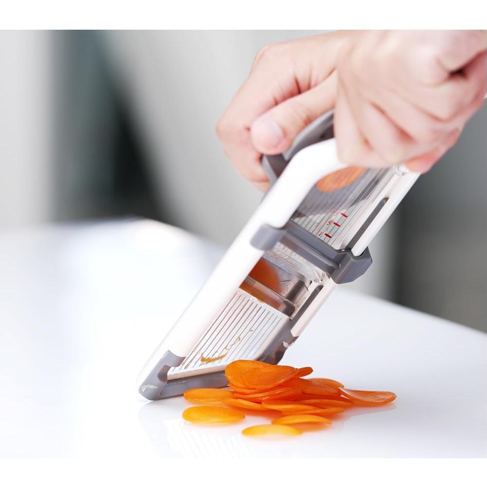 Mandolina Manual ZKIRON Acero Inoxidable Ajustable 240g