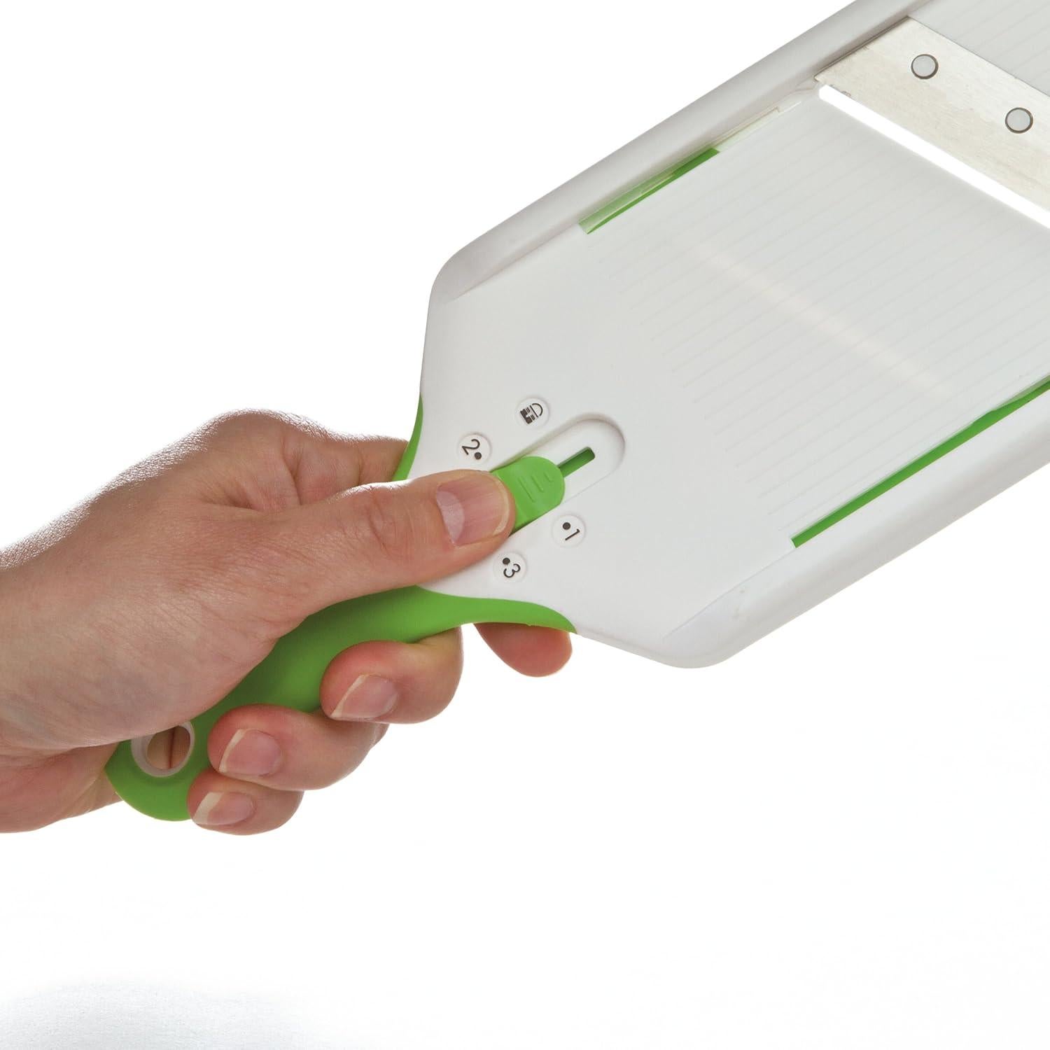 Mandolina Ajusta-Corte Prepworks Verde - Grosor Ajustable