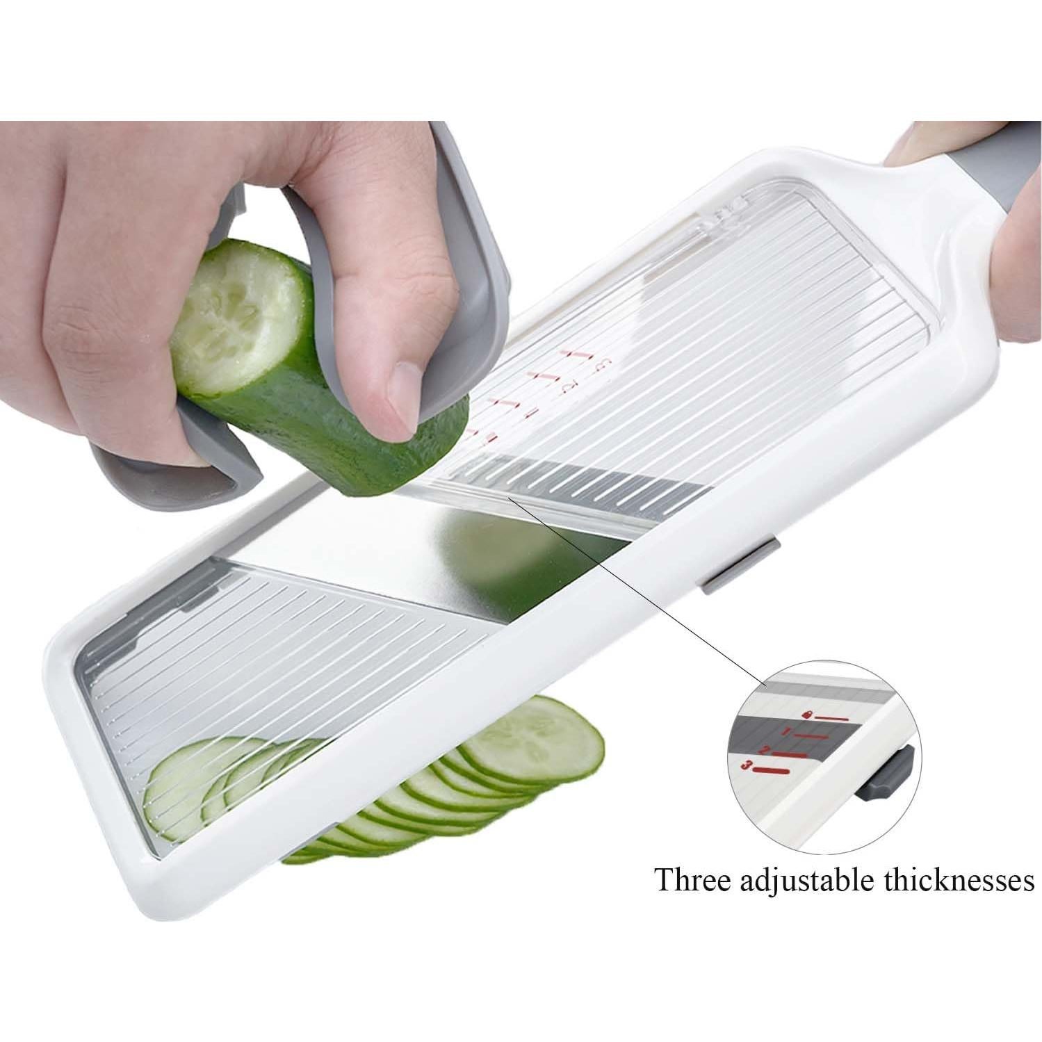 Cortador de Verduras Mandolina LIVSGNISTA Acero Inoxidable