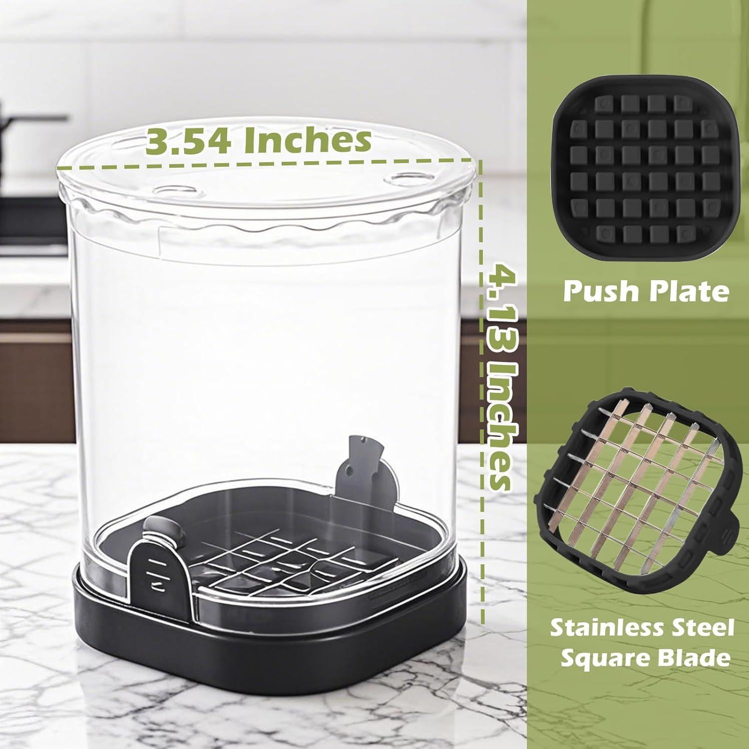 Cortador de Verduras Manual Hendiy 126-Dicer, Picador de Alimentos