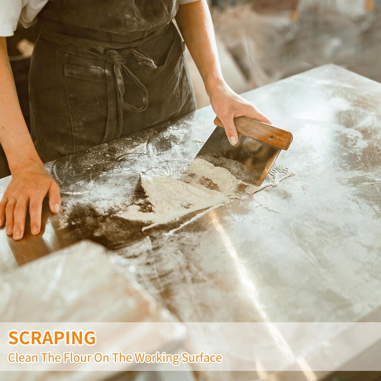 Cortador de Masa ALLTOP - Raspador de Acero Inoxidable 130g