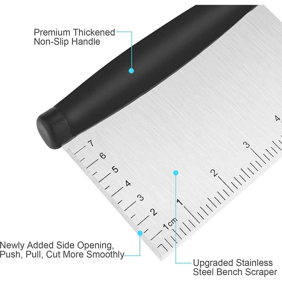 Raspador y Picador de Banco UUBAAR Acero Inoxidable 15,24 cm