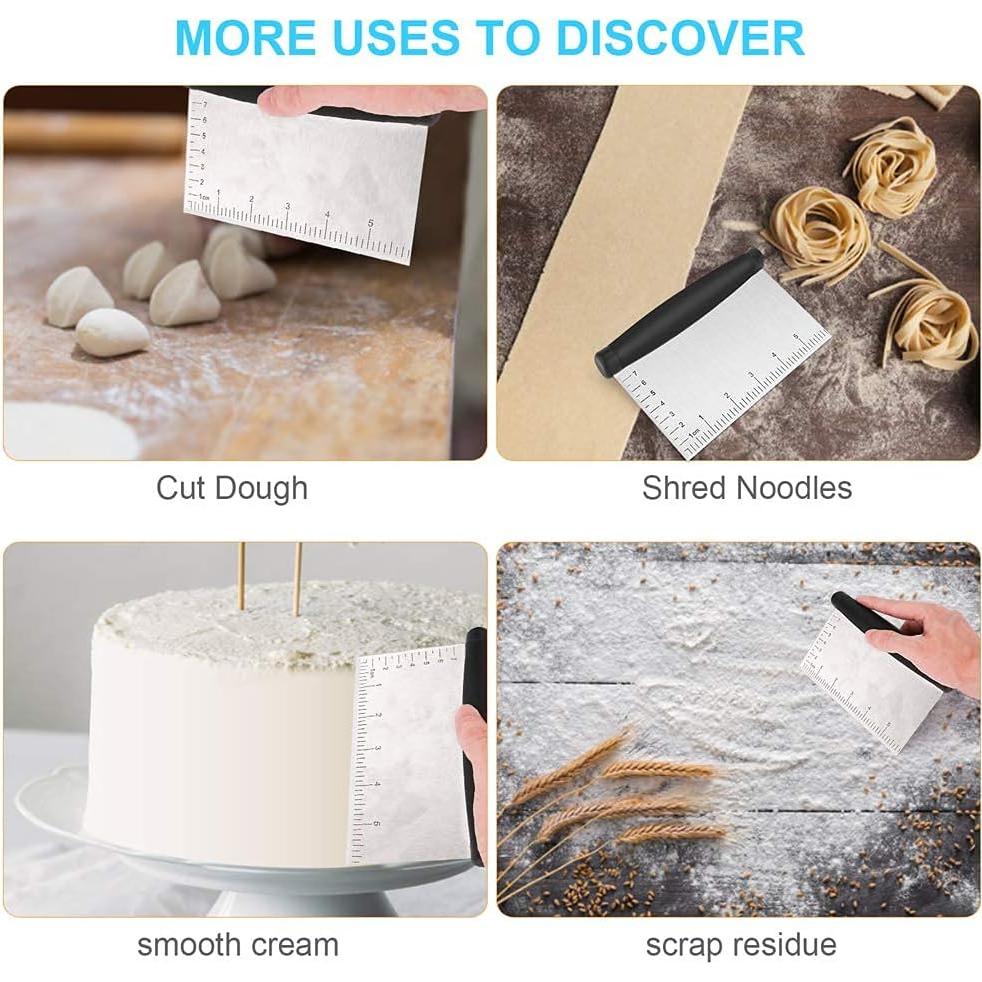 Raspador y Picador de Banco UUBAAR Acero Inoxidable 15,24 cm