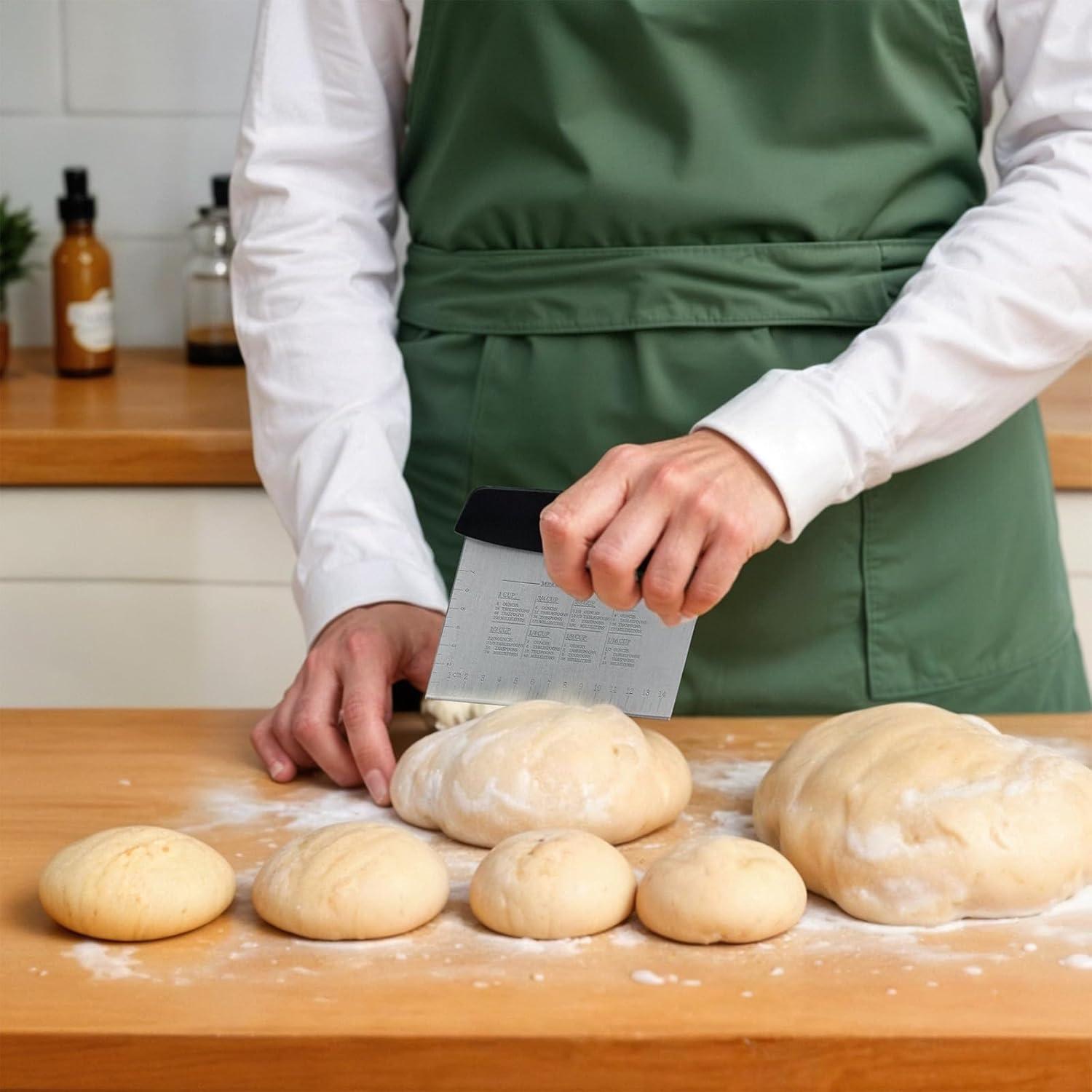 Raspador de Masa Vaincre - 2 Piezas Acero Inoxidable 15cm