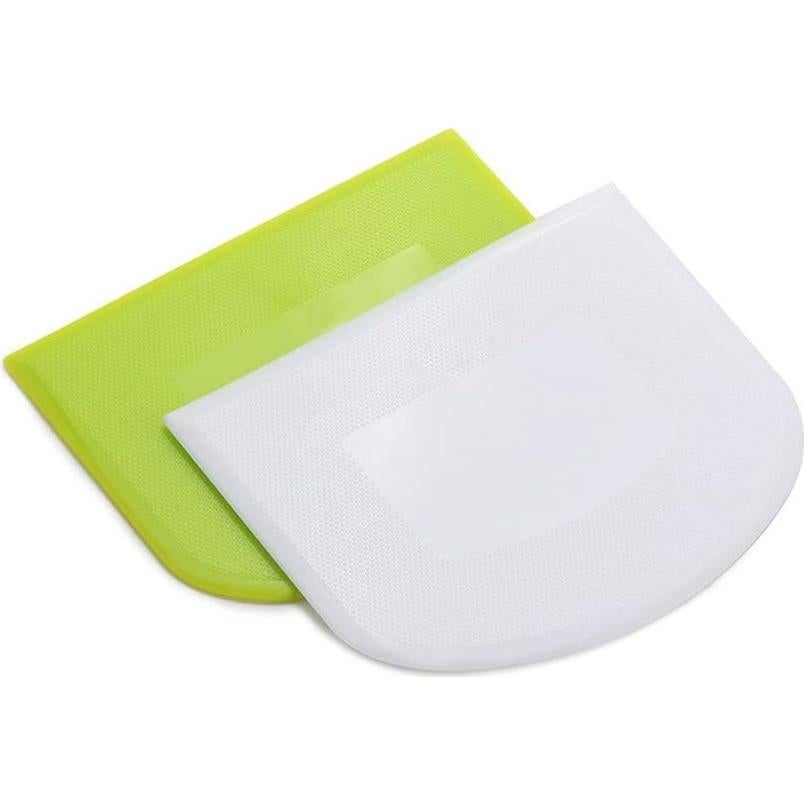 Raspadores de Masa 2 Piezas Lasenersm Blanco Verde