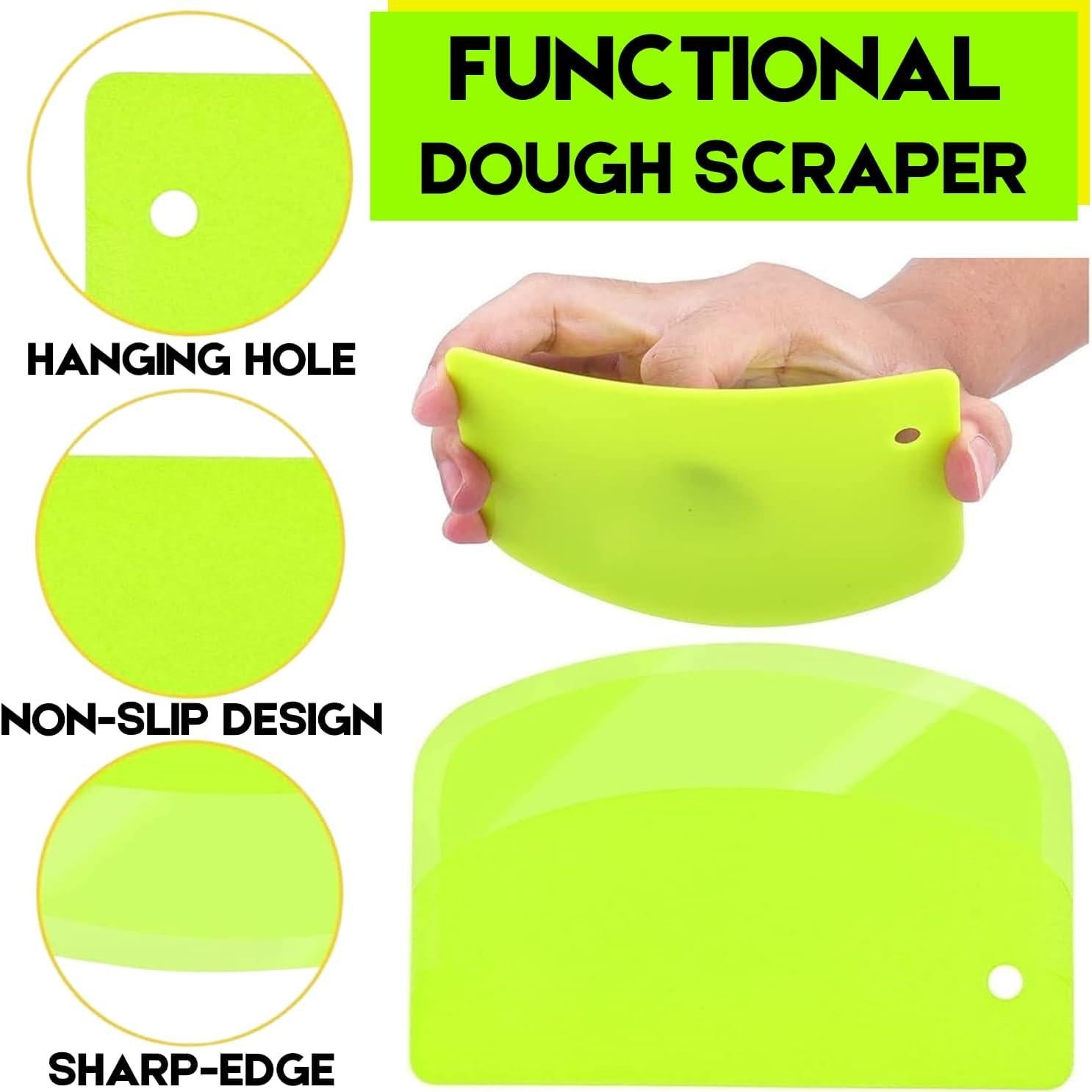 Raspador de Masa SURDOCA 13.5x9cm Plástico Libre BPA