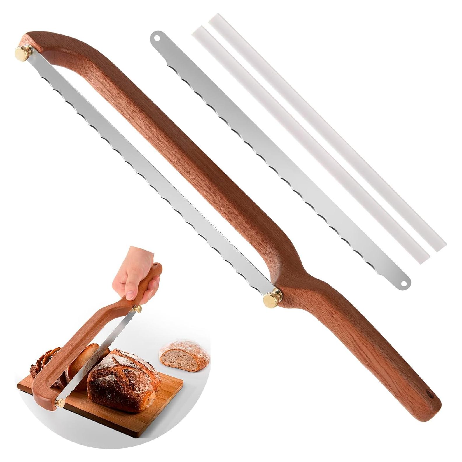 Cuchillo de Pan Uprichya 26.9 cm Acero Inoxidable Madera