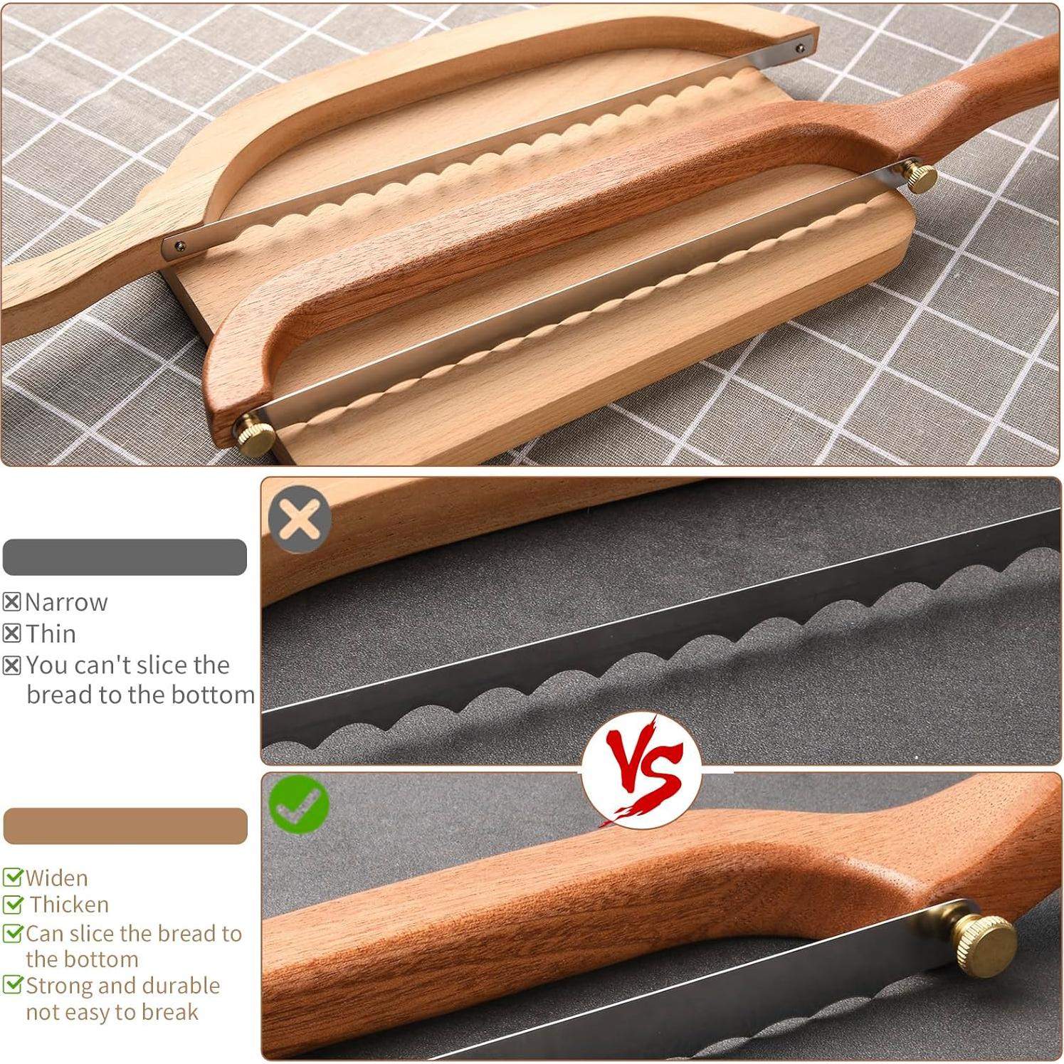 Cuchillo de Pan Uprichya 26.9 cm Acero Inoxidable Madera