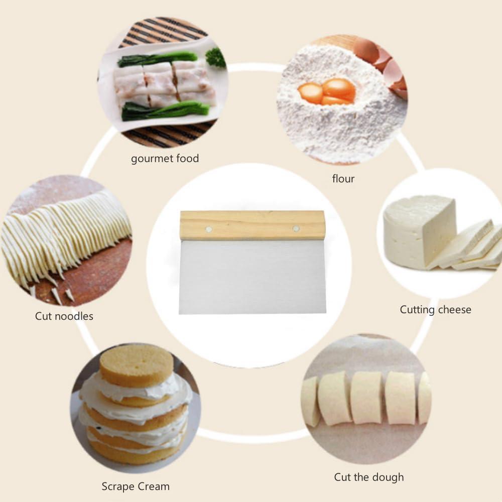 4 Raspadores de Banco MocareHealth para Hornear Verde