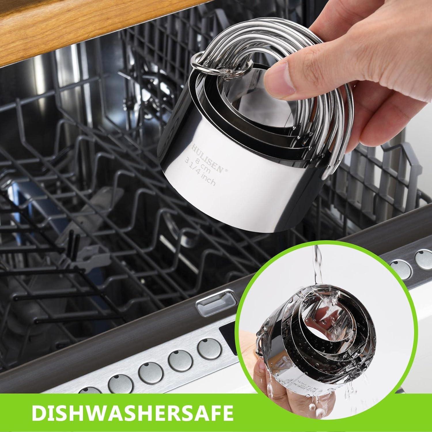 Juego de Cortadores de Galletas HULISEN 3 Pcs Acero Inoxidable