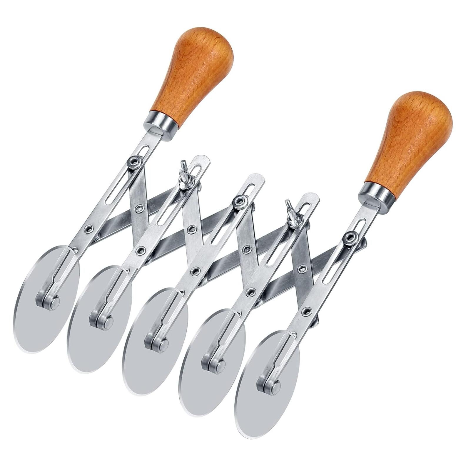 Cortador de Masa Juome 5 Ruedas Acero Inoxidable 20,83 cm