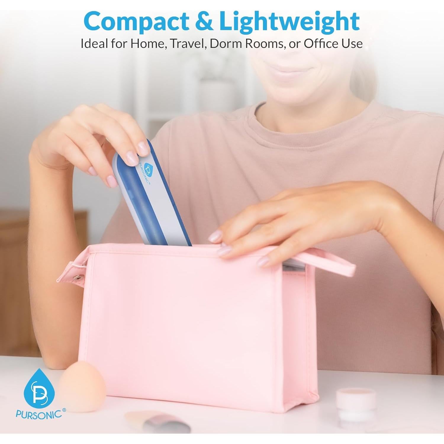 Estuche Sanitizador UV Portátil Pursonic para Cepillos de Dientes