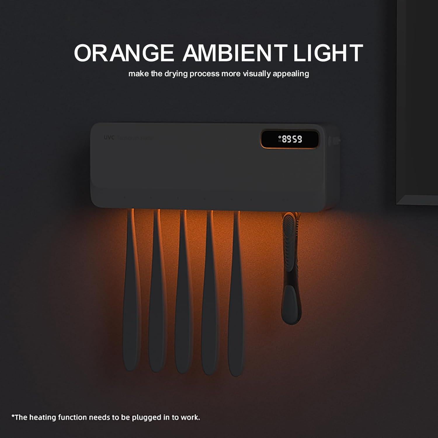 Soporte desinfectante de cepillos de dientes UV SwanKiss