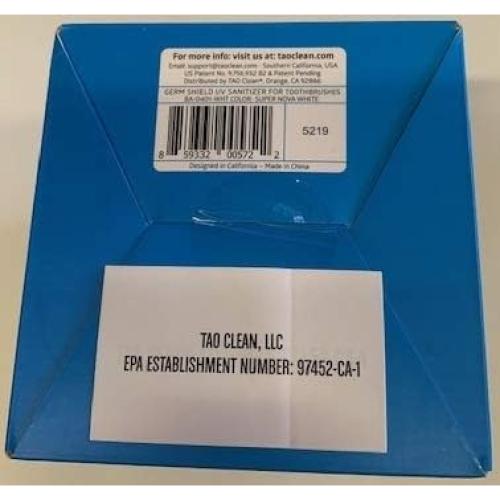 Desinfectante UV para Cepillos de Dientes TAO Clean Germ Shield