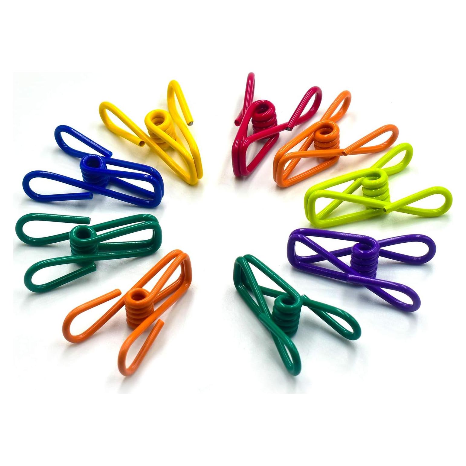 Pinzas para bolsas DAGONGREN 16 piezas 5,08 cm colores mezclados