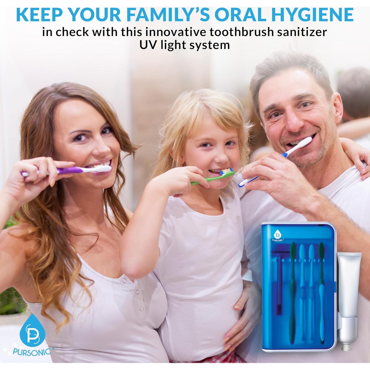 Soporte Desinfectante de Cepillos UV Pursonic S2 24x14cm