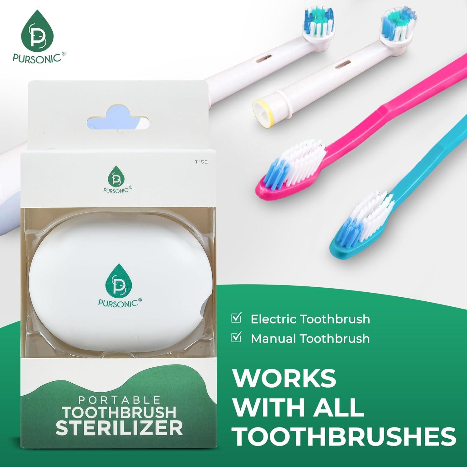 Estuche Sanitizador UV Pursonic para Cepillos de Dientes