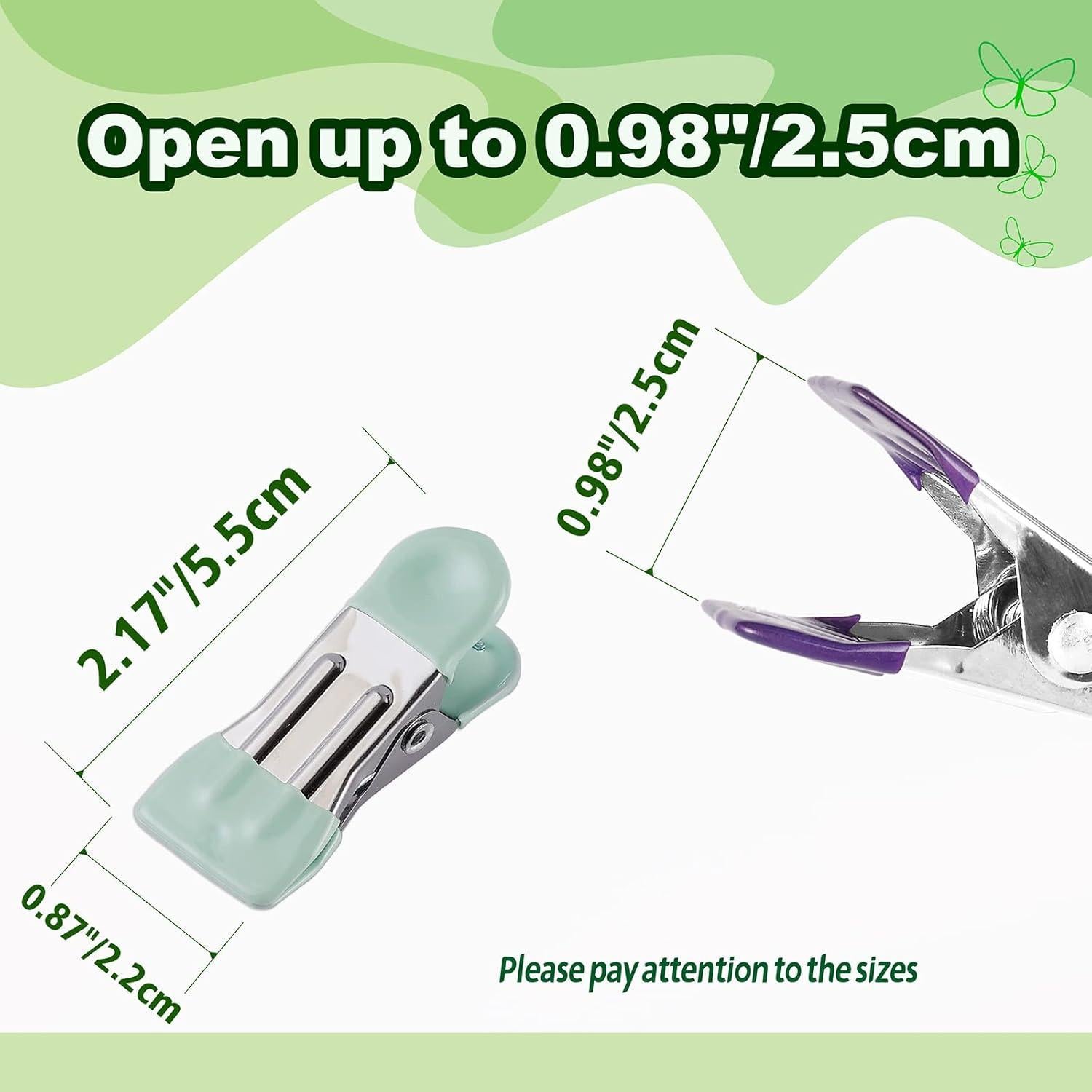 Pinzas de Ropa DEESWEY 30 Piezas 5.5 cm Multicolor