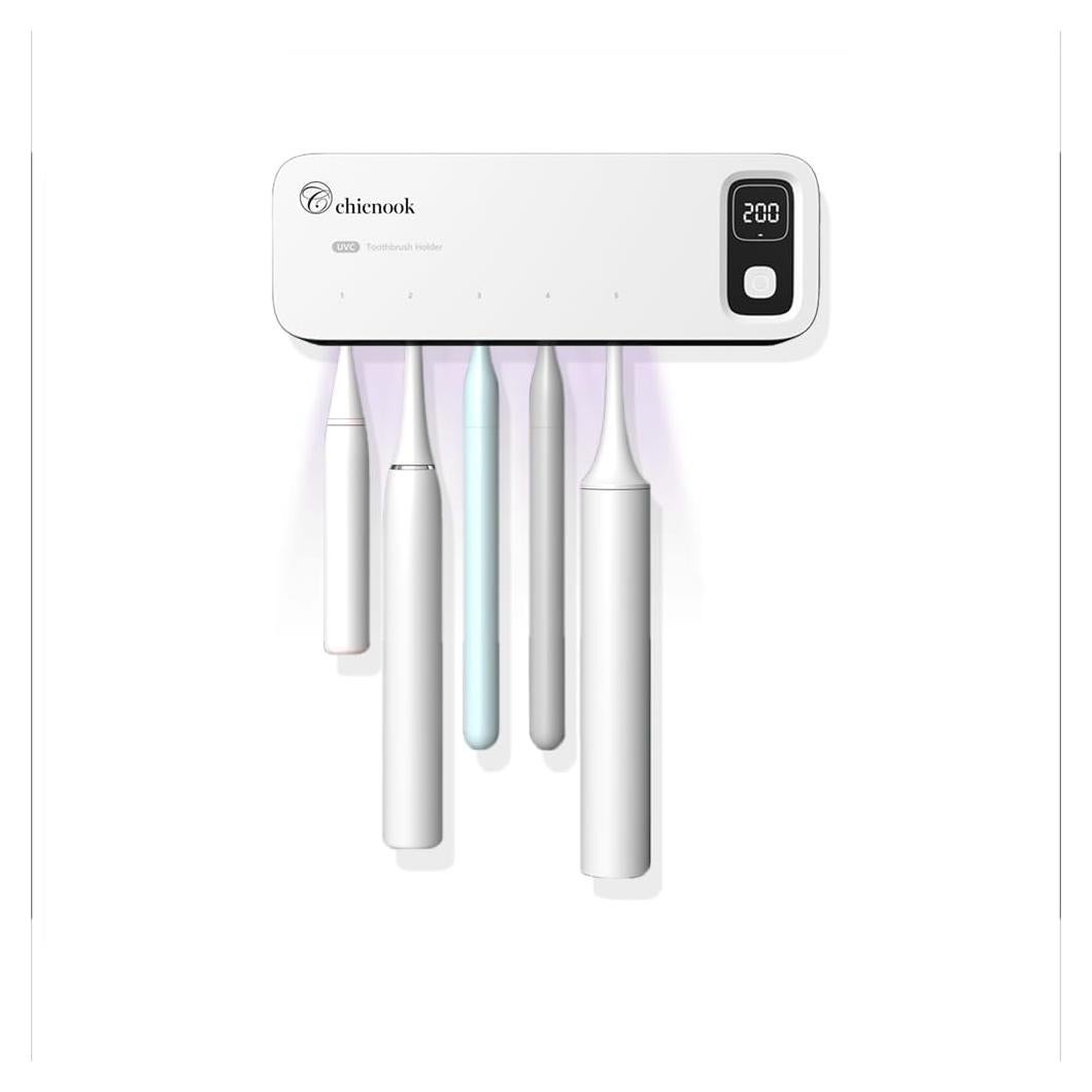 Soporte Limpiador UV para Cepillos de Dientes Chicnook