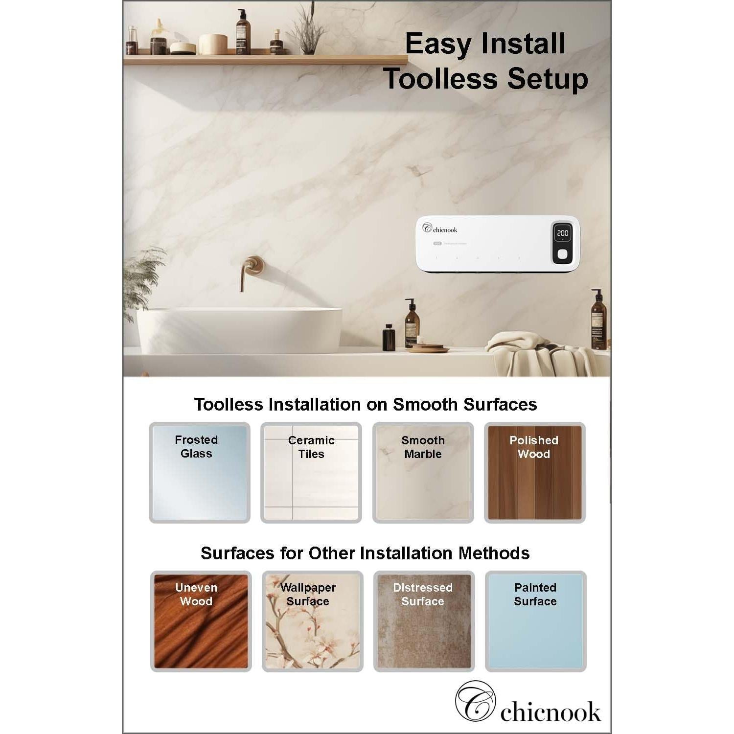 Soporte Limpiador UV para Cepillos de Dientes Chicnook