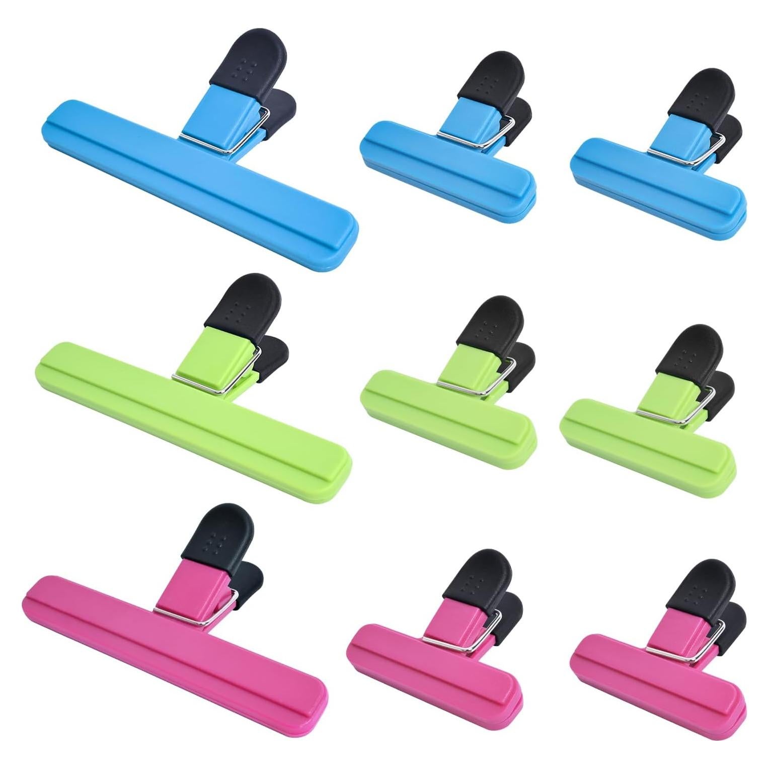 Clips para Bolsas de Comida UNIYO - 9 Pack Fuerte Agarre