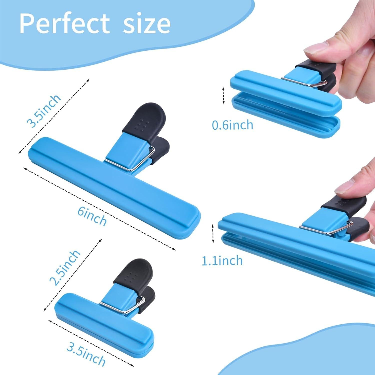 Clips para Bolsas de Comida UNIYO - 9 Pack Fuerte Agarre