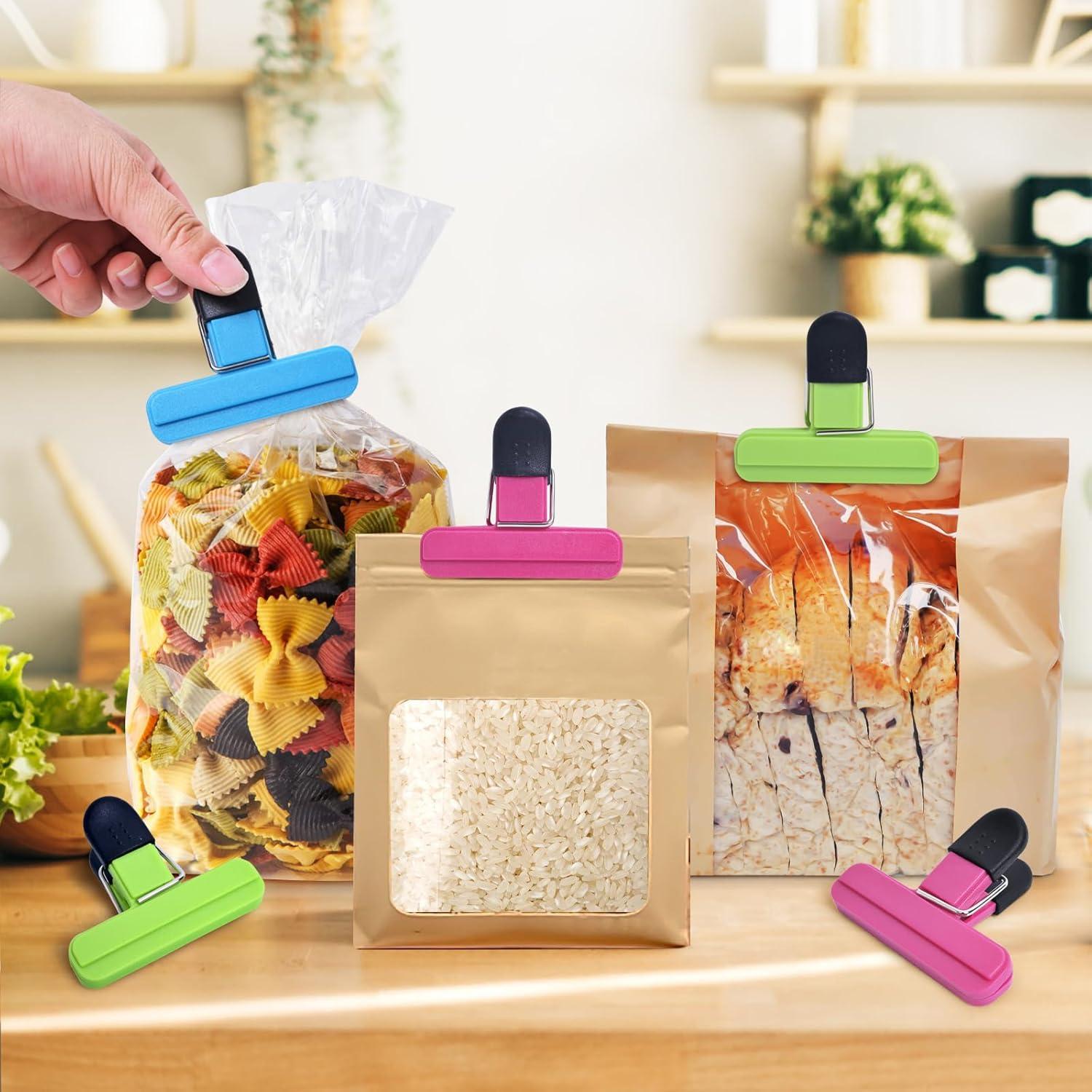 Clips para Bolsas de Comida UNIYO - 9 Pack Fuerte Agarre