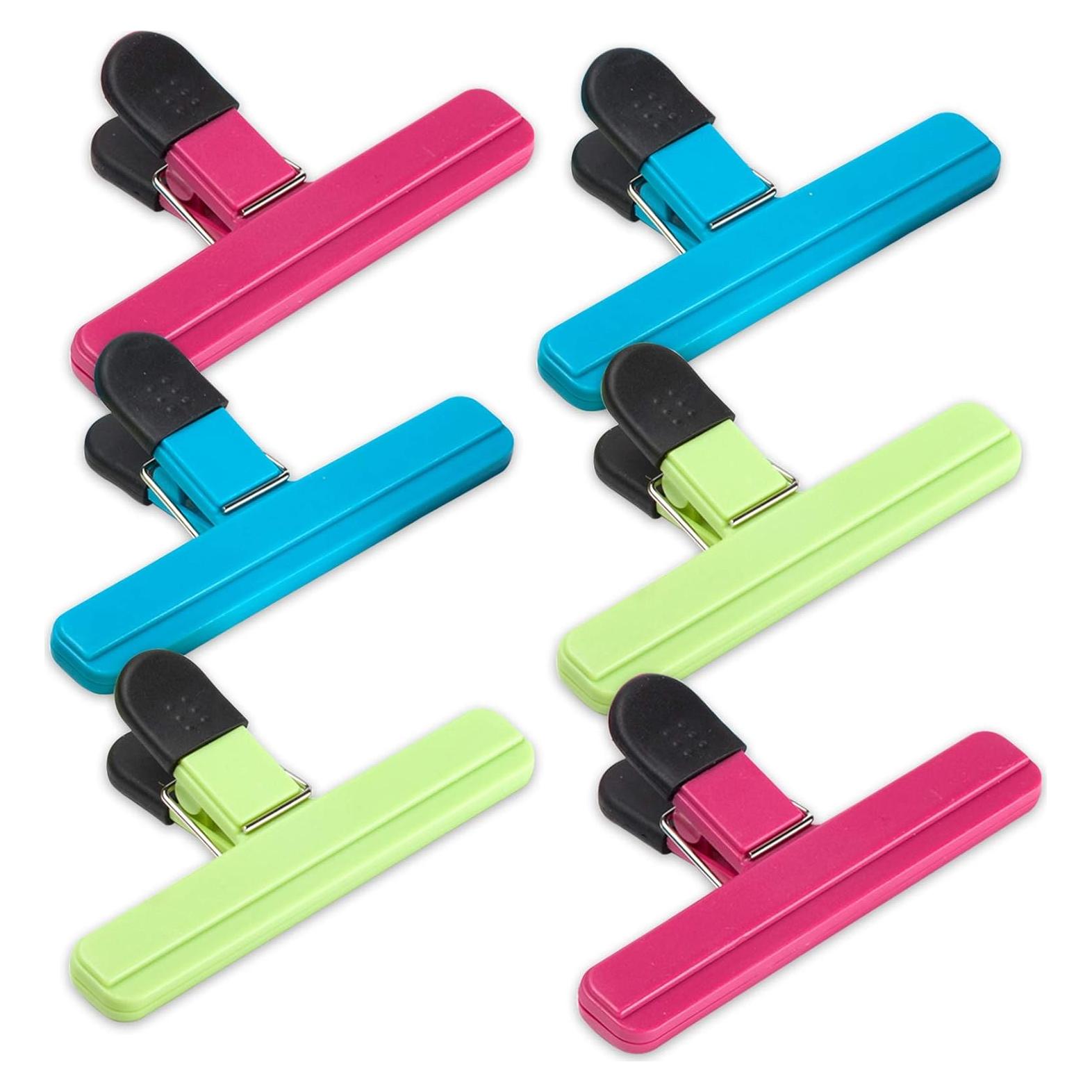 Paquete de 6 Clips para Bolsas de Alimentos Ninth Five 15.2 cm