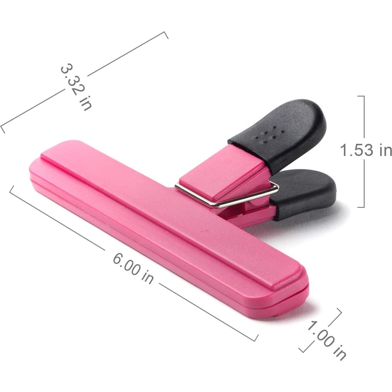 Paquete de 6 Clips para Bolsas de Alimentos Ninth Five 15.2 cm