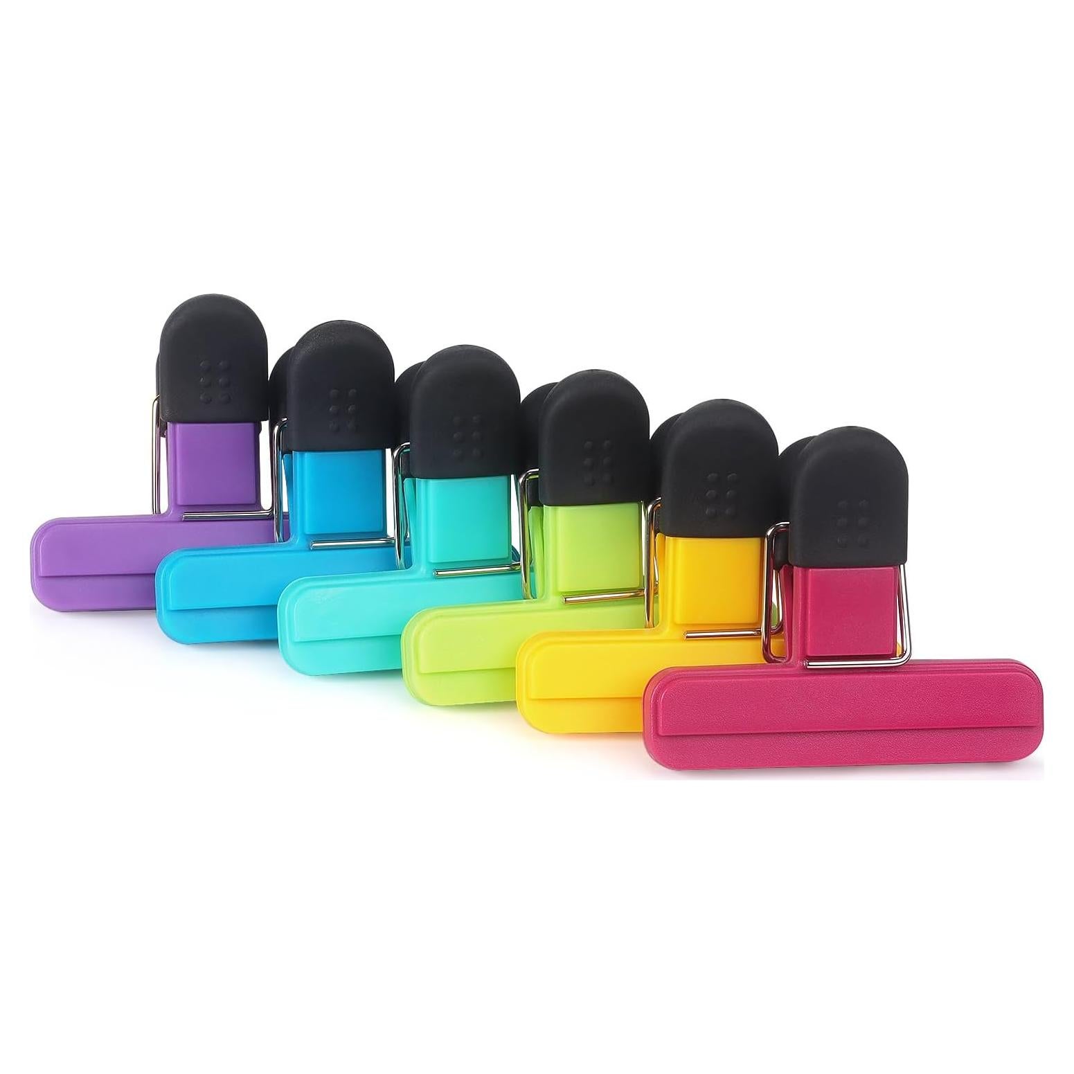 Clips para Bolsas Tamaki 6 Piezas 7,62 x 6,35 cm Color Variado