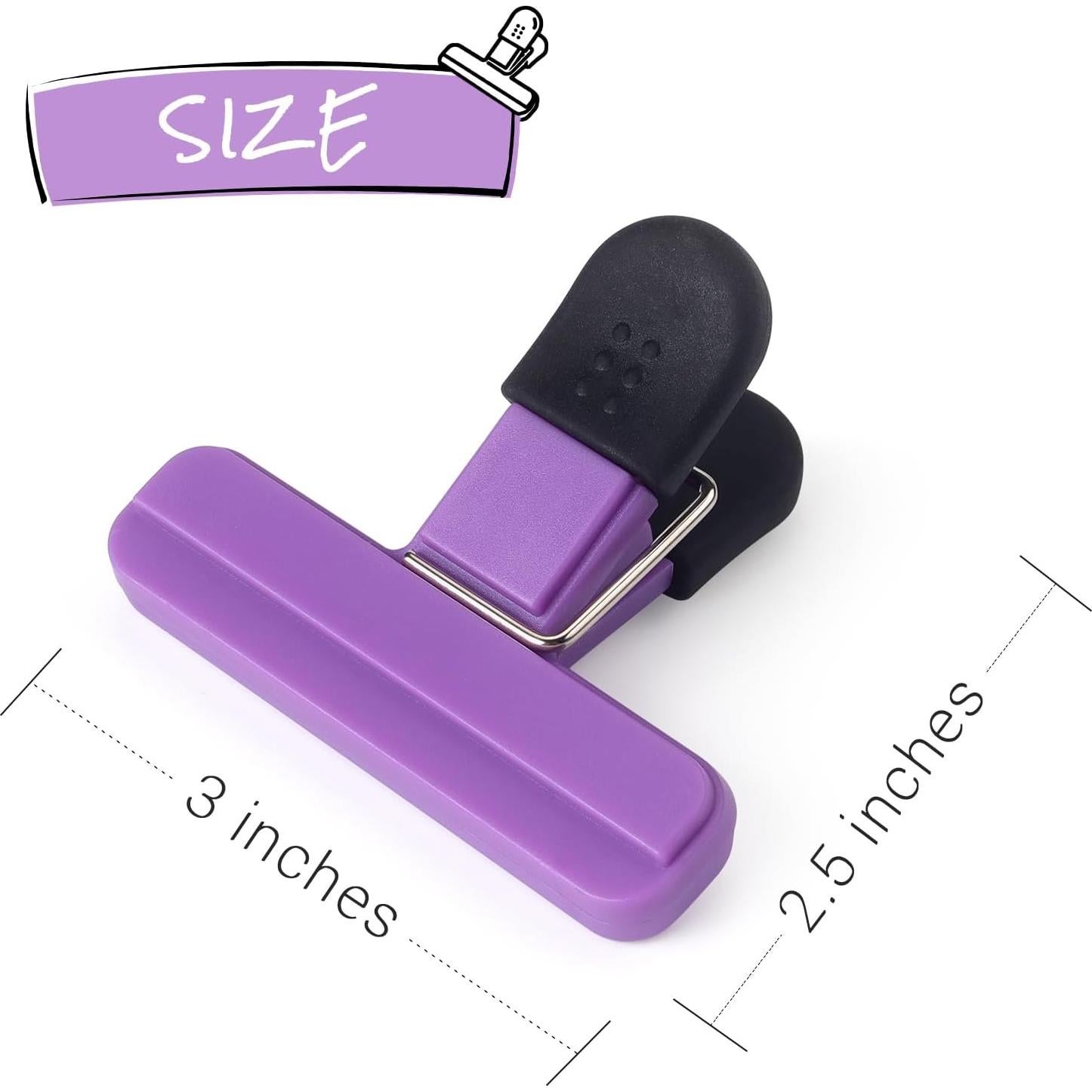 Clips para Bolsas Tamaki 6 Piezas 7,62 x 6,35 cm Color Variado