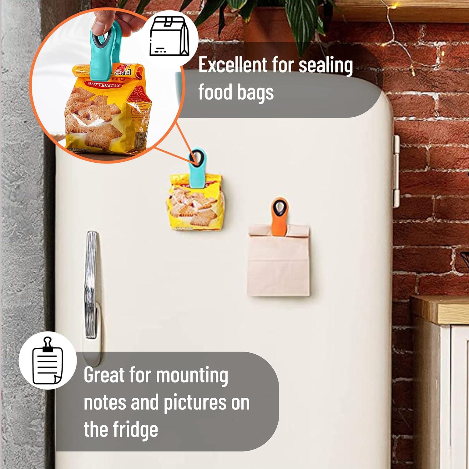 Clips Magnéticos para Bolsas Mr. Pen - 12 Colores Variados