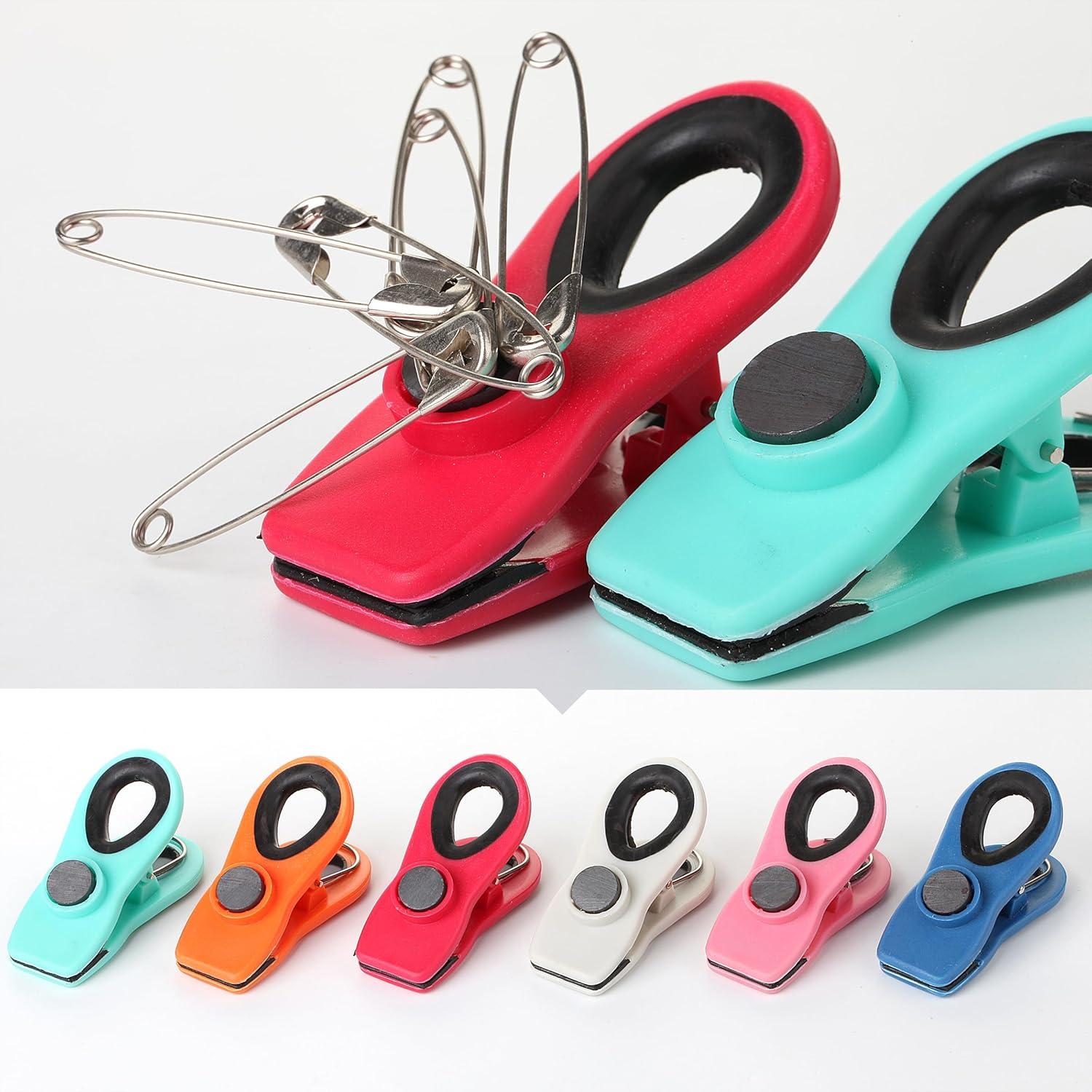 Clips Magnéticos para Bolsas Mr. Pen - 12 Colores Variados