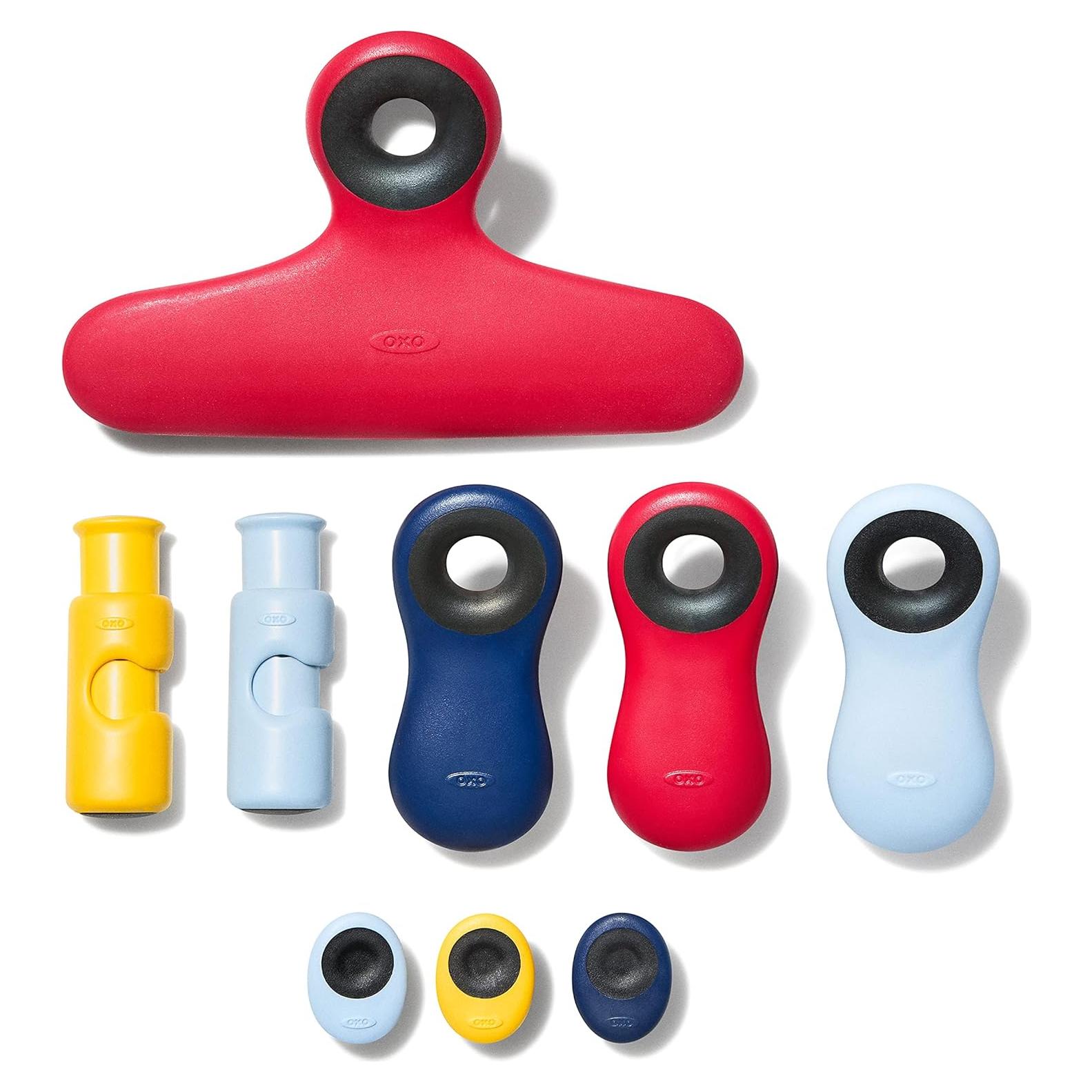Juego de 9 Clips para Bolsas OXO Good Grips Multiusos