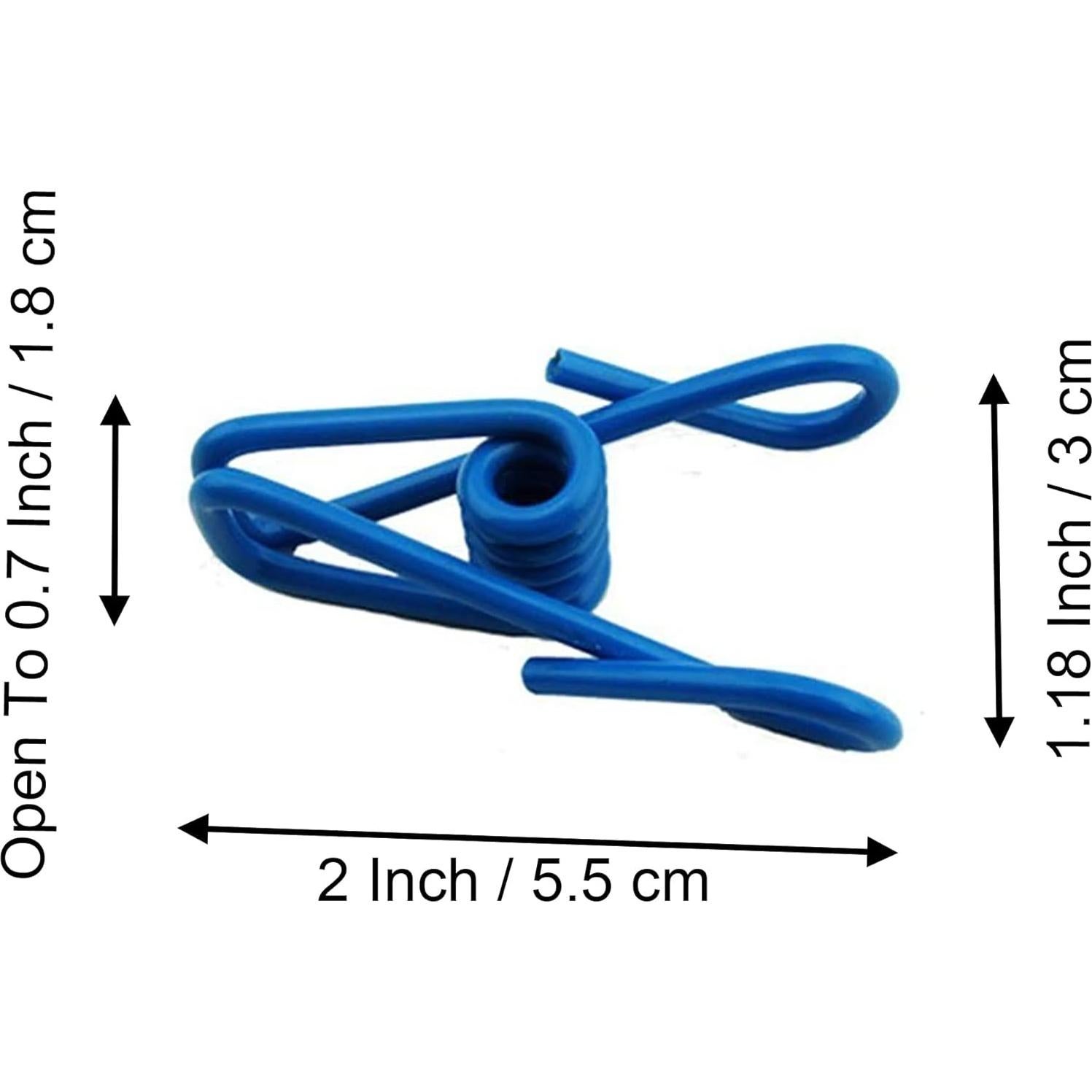 30 Clips de Metal Yansanido 5,08 cm Colores Aleatorios