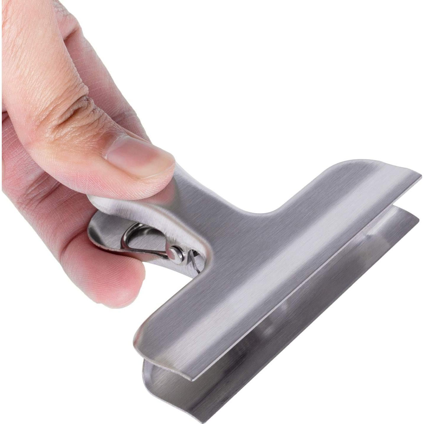 Paquete de 10 Clips de Bolsa Metal Pesado Super Z Outlet 7,62 cm