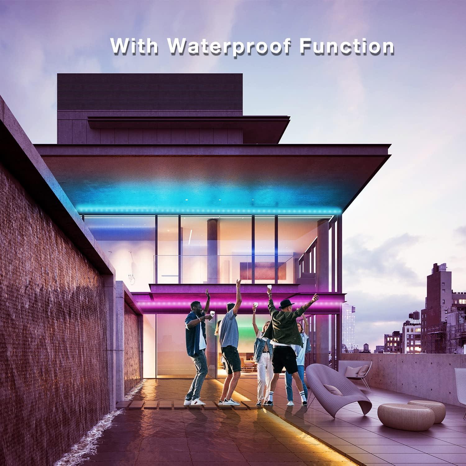 Luces de Tira LED DAYBETTER 20 m RGB Impermeables Control App