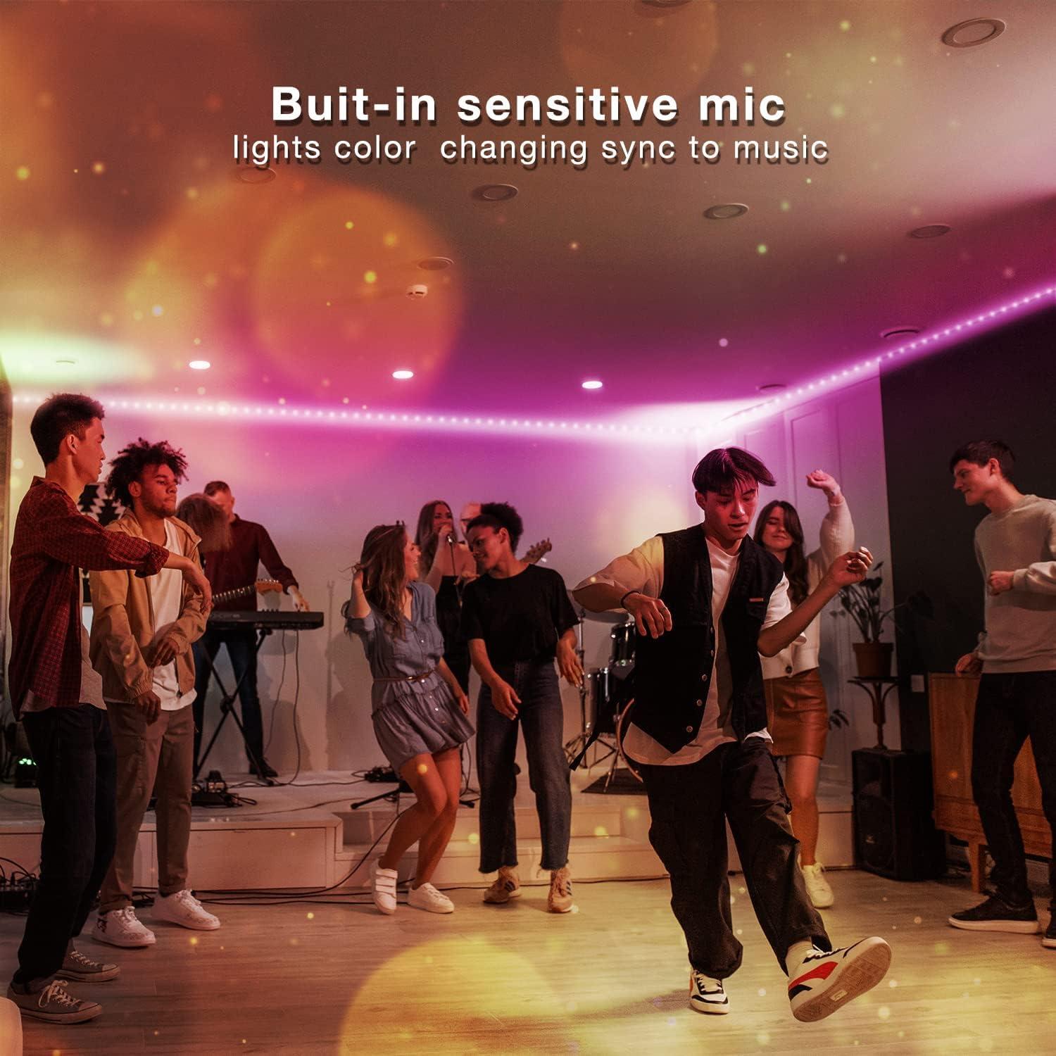 Luces de Tira LED DAYBETTER 20 m RGB Impermeables Control App