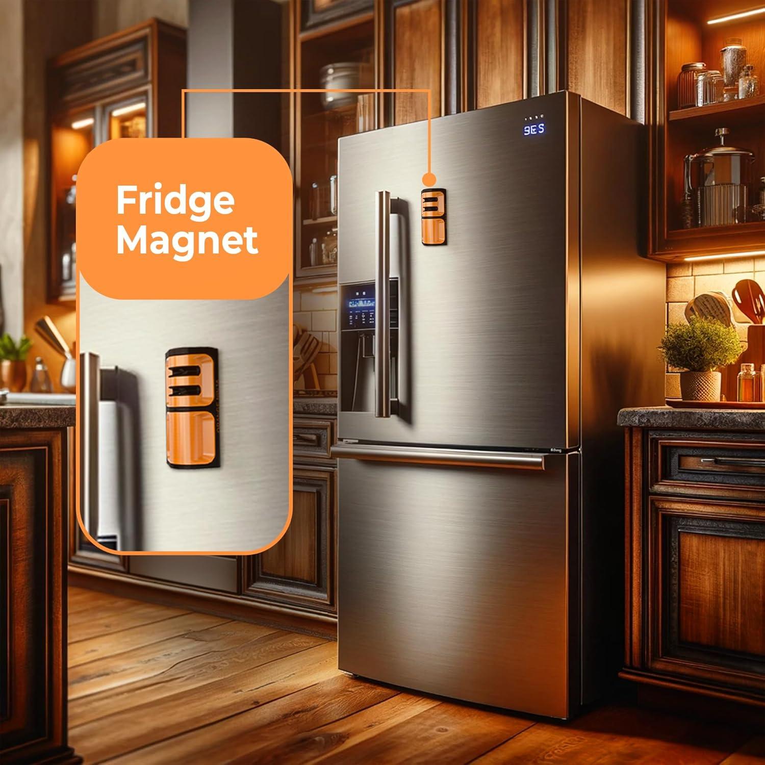 Afilador de Cuchillos Mini Ninja Sharp Pebble Naranja - Grueso y Fino