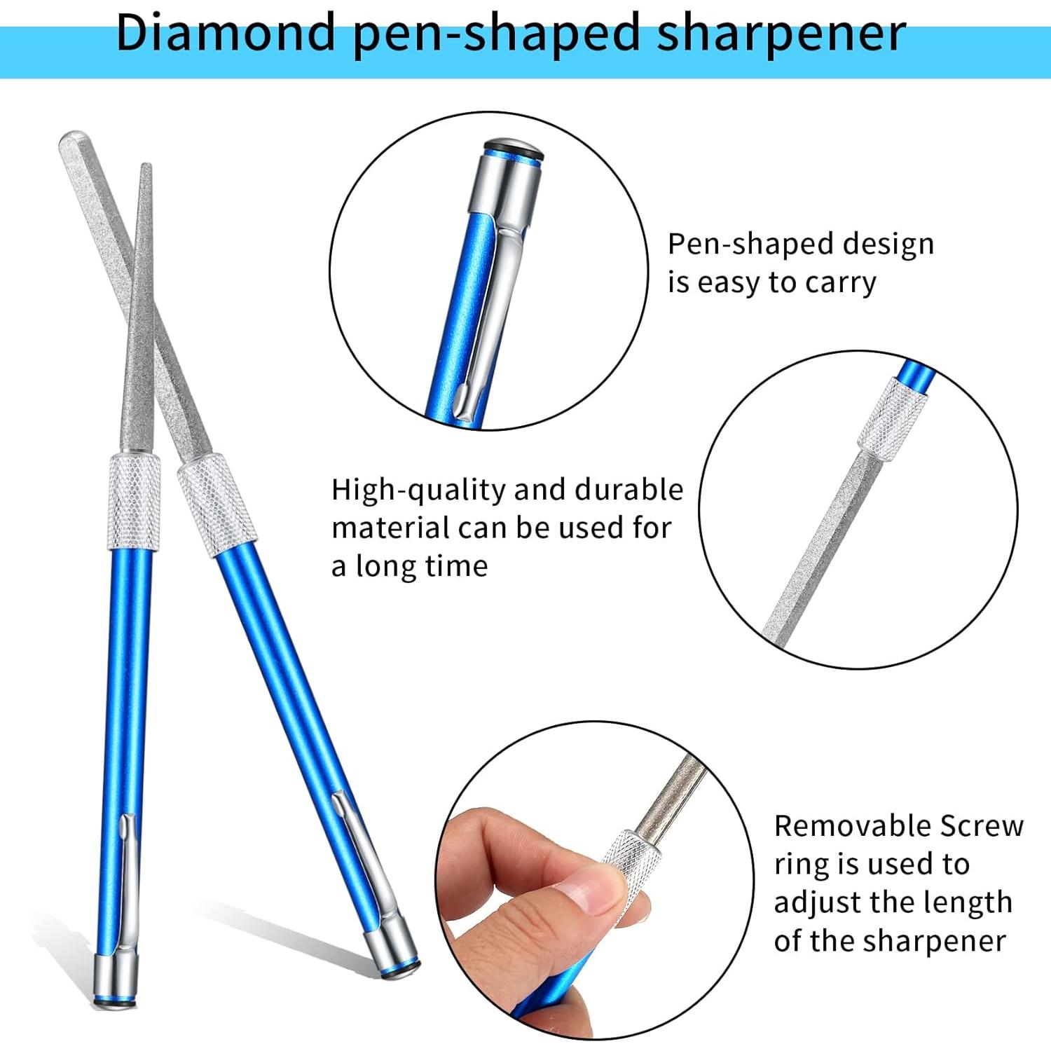 Afilador de Cuchillos Serrados Siyurongg con Diamante 12.5cm