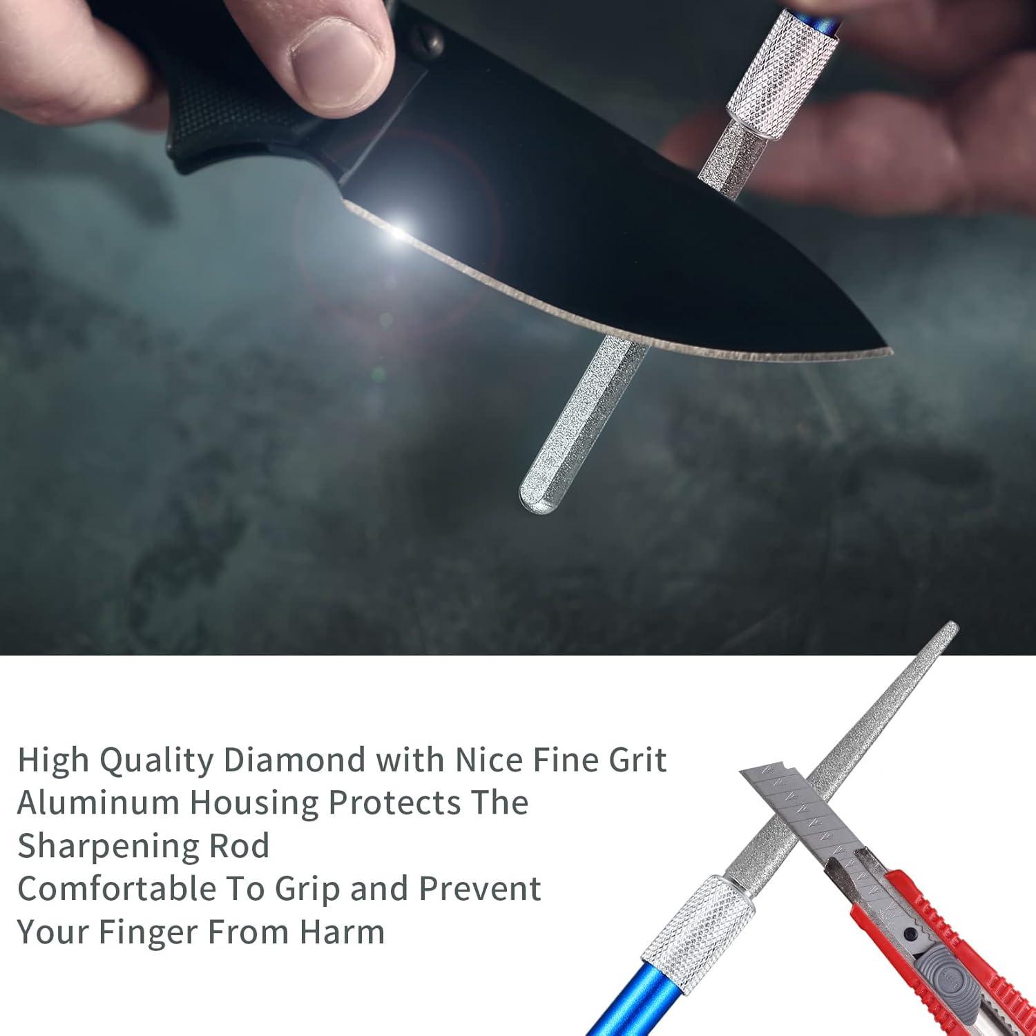 Afilador de Cuchillos Serrados Siyurongg con Diamante 12.5cm