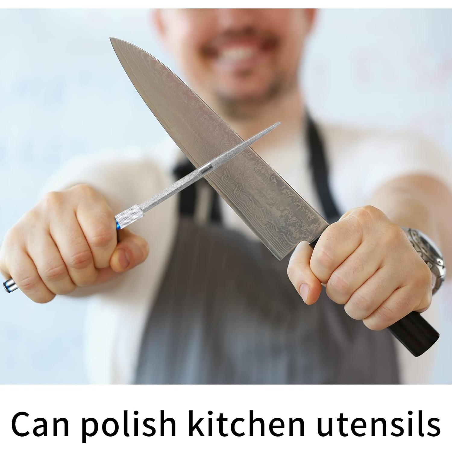 Afilador de Cuchillos Serrados Siyurongg con Diamante 12.5cm