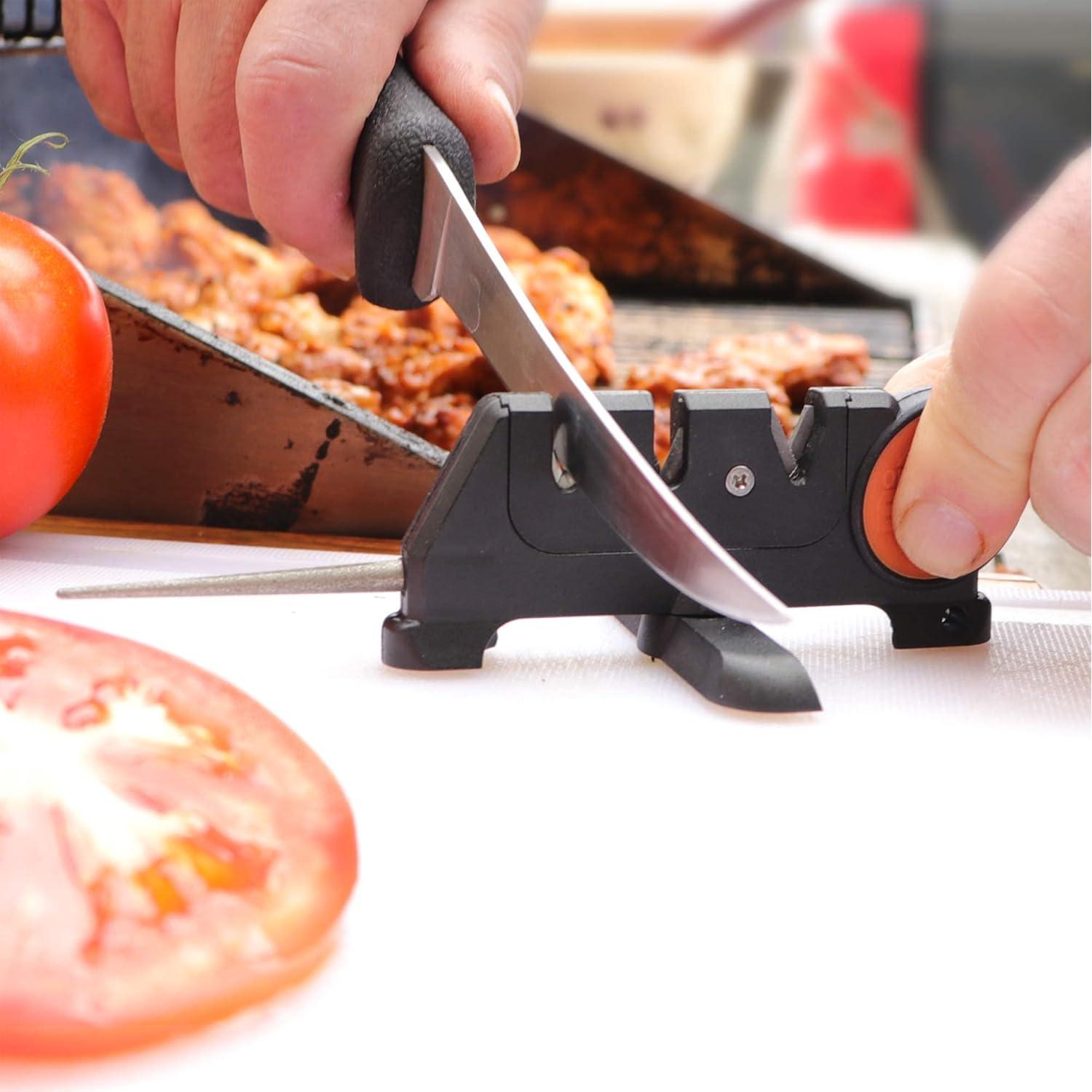 Afilador de Cuchillos Outdoor Edge 4 Etapas Plegable