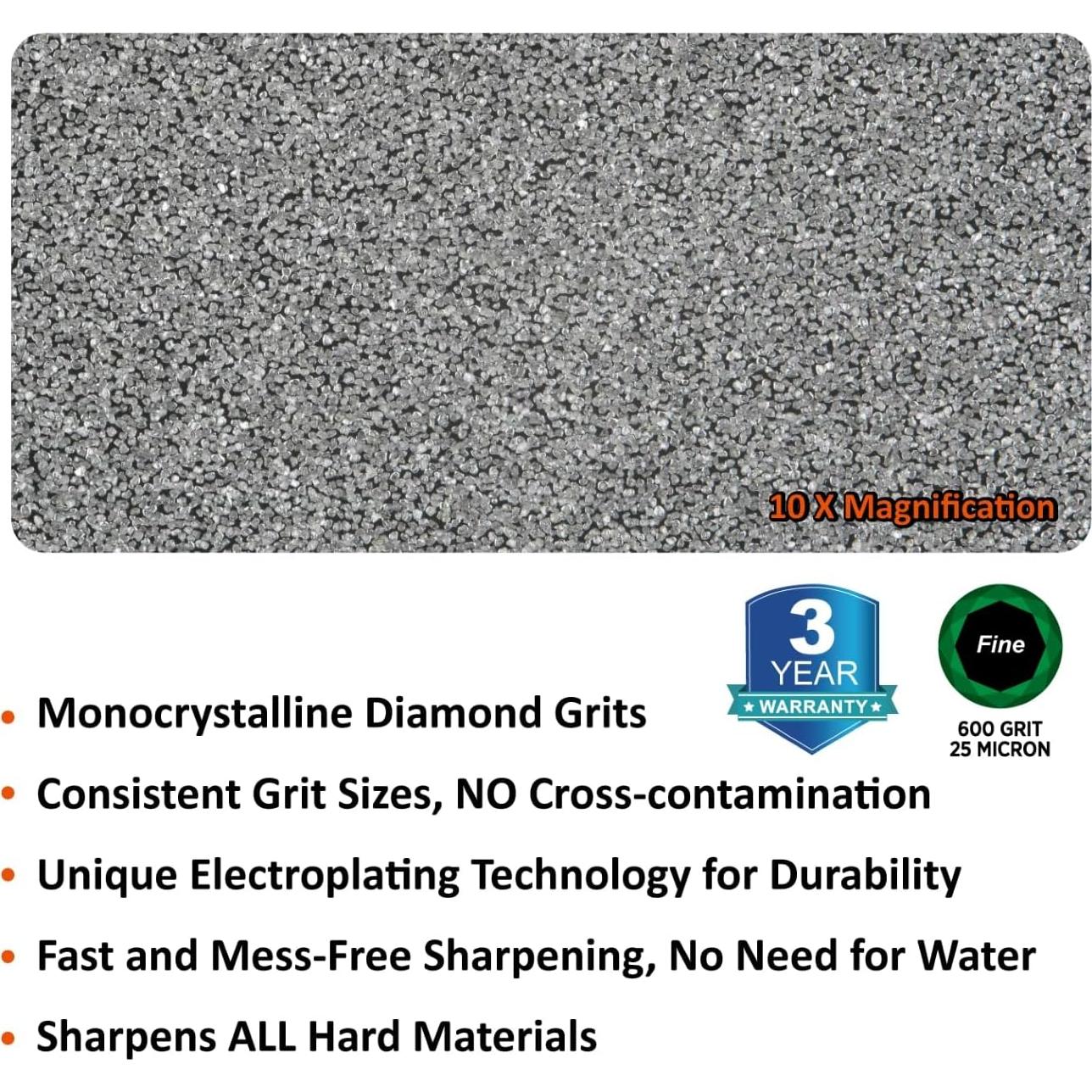 Afilador de Cuchillos 3-en-1 SHARPAL 178N con Diamante 600 Granos